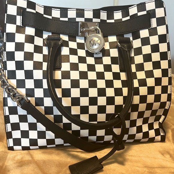 Michael Kors Handbags - Michael Kors collection Checkerboard Large Hamilton